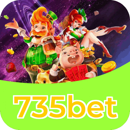 Interface do aplicativo 735bet mostrando jogos disponíveis no iOS e Android